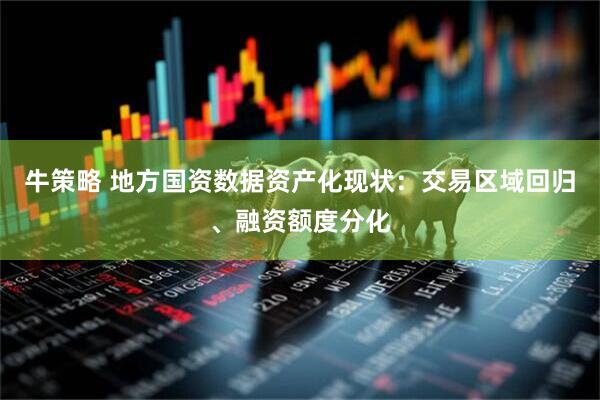 牛策略 地方国资数据资产化现状：交易区域回归、融资额度分化